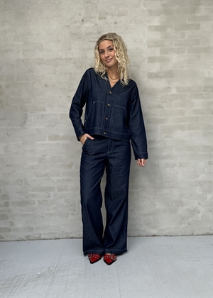 Pil Air denim jakke Dark Blue Denim Mads Nørgaard 